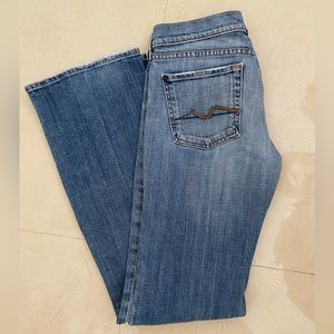 7 For All Mankind Low Waisted Bootcut Jeans